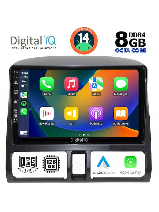 Digital IQ Car Audio System for Honda CR-V 1996-2006 with Clima (Bluetooth/USB/AUX/WiFi/GPS/Apple-Carplay/Android-Auto) with Touch Screen 9"