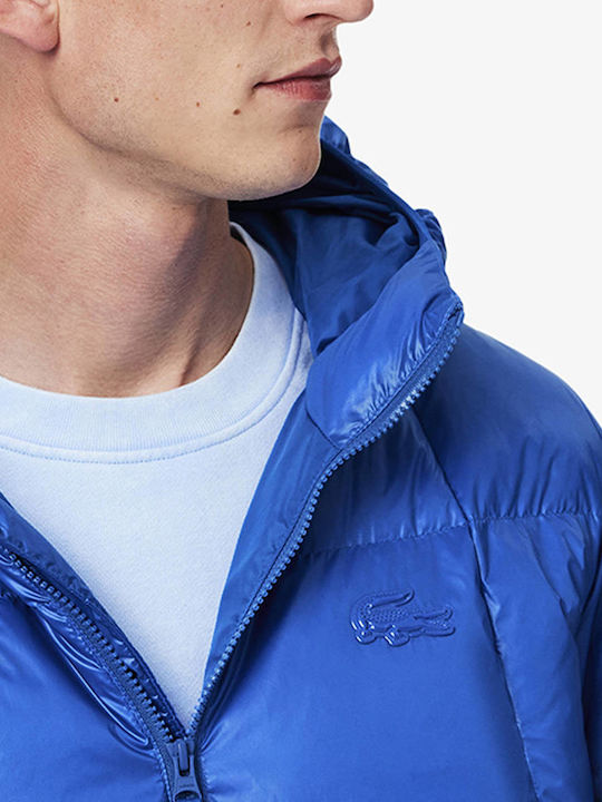 Мъжки Якета Puffer Водоустойчиво Син
