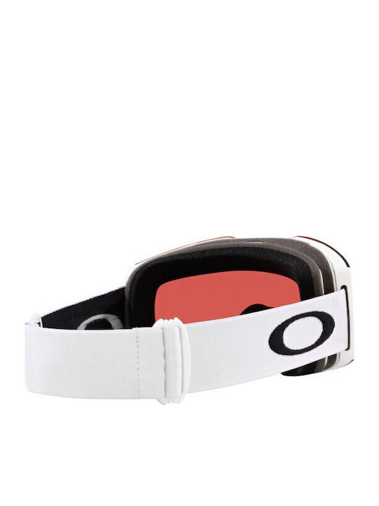 Oakley Fall Line M Ski & Snowboard Goggles Kids White with Lens in Gray Color