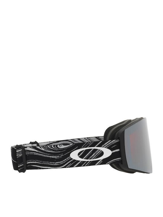 Oakley Fall Line M Masca de schi și snowboard Pentru adulți Negru cu Lentilă în culoarea Negru