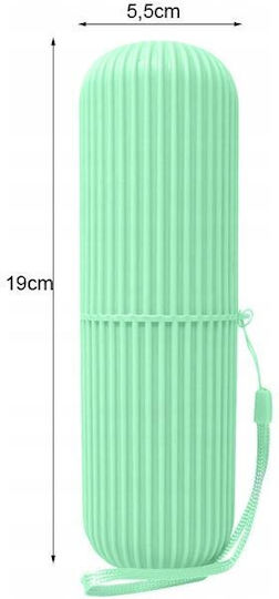 Toothbrush Travel Case Plastic Green 5907451361030