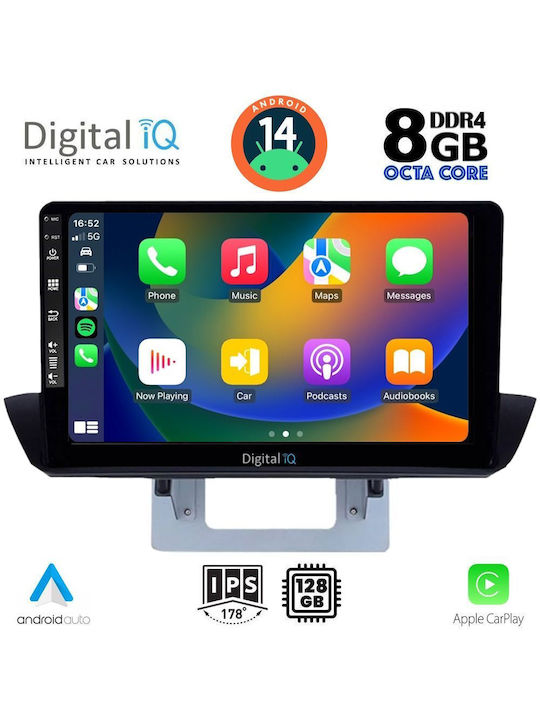 Digital IQ Car Audio System for Mazda BT-50 2012-2019 (Bluetooth/USB/AUX/WiFi/GPS/Apple-Carplay/Android-Auto) with Touch Screen 9"