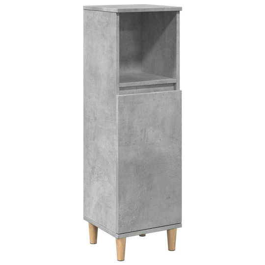 vidaXL Set de Mobilier Blat cu Lavoar L65xW60xH33cm Beton gri