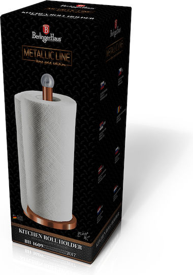Berlinger Haus Metallic Line Papierhandtuchhalter Rose Gold 15cm BH-1609