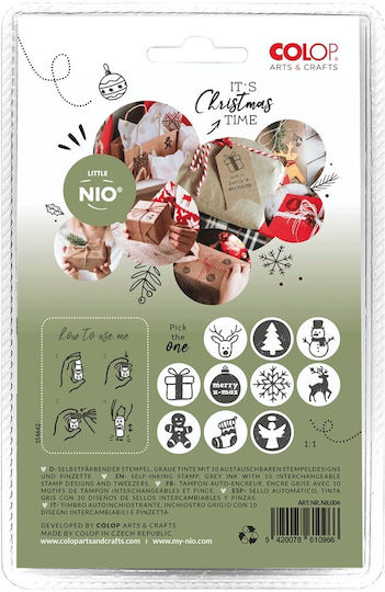 Colop Arts & Crafts Little Nio Stamp Christmas