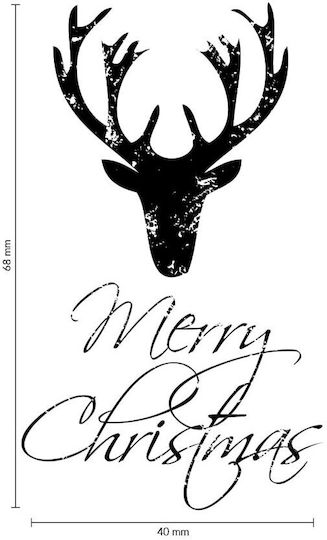 Colop Arts & Crafts Vintage Stamp Merry Christmas