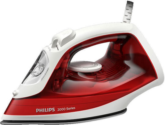 Philips Series 2000 Σίδερο Ατμού 2000W με Αντικολλητική Πλάκα και Συνεχόμενη Παροχή Ατμού 25gr/min