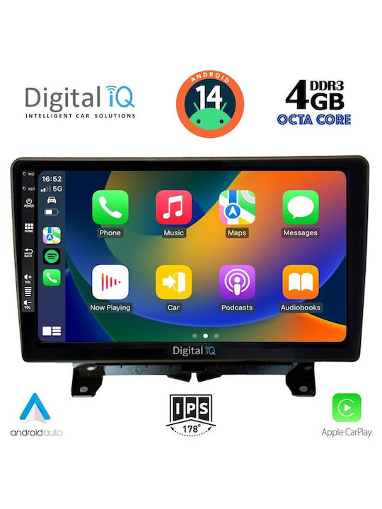 Digital IQ Car Audio System for Land Rover Discovery / Range Rover Sport 2004-2009 (Bluetooth/USB/AUX/WiFi/GPS/Apple-Carplay/Android-Auto) with Touch Screen 9"