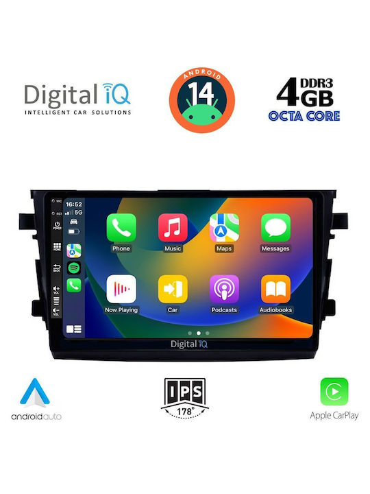 Digital IQ Car Audio System for Suzuki Celerio 2015> (Bluetooth/USB/AUX/WiFi/GPS/Apple-Carplay/Android-Auto) with Touch Screen 9"