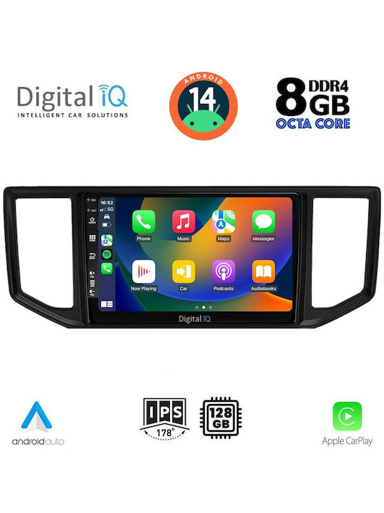 Digital IQ Car Audio System for Volkswagen Crafter 2017> (Bluetooth/USB/AUX/WiFi/GPS/Apple-Carplay/Android-Auto) with Touch Screen 10"