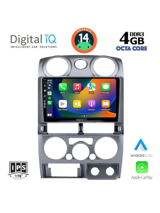 Digital IQ Car Audio System Isuzu D-Max 2008-2012 (Bluetooth/USB/AUX/WiFi/GPS/Apple-Carplay/Android-Auto) with Touch Screen 9"