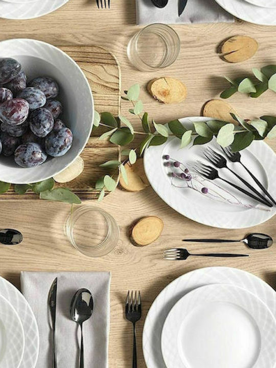 Ionia Willow White Porcelain Dinnerware Set 20pcs