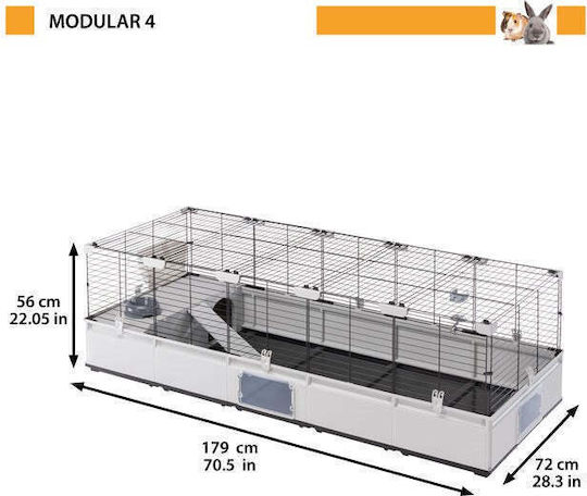 Ferplast Cage Nagetierkäfig 179x72x56cm
