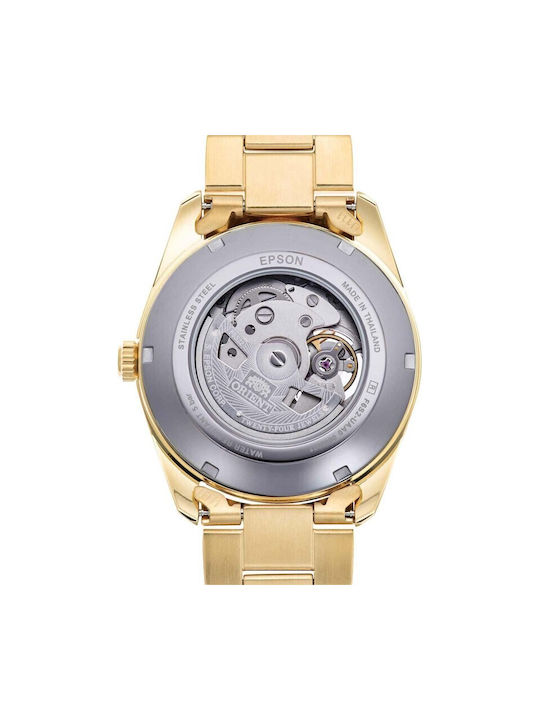 Orient Contemporary Watch Automatic with Gold Metal Bracelet