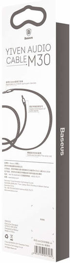 Baseus Καλώδιο Ήχου 3.5mm male - 3.5mm male Μαύρο 1.5m A10329800117-Z1