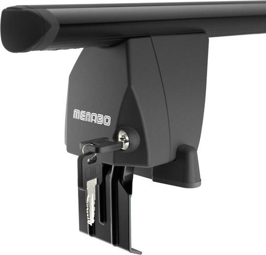 Menabo 137cm. Tesla Model Y (with Roof Rack Legs and Lock) Black