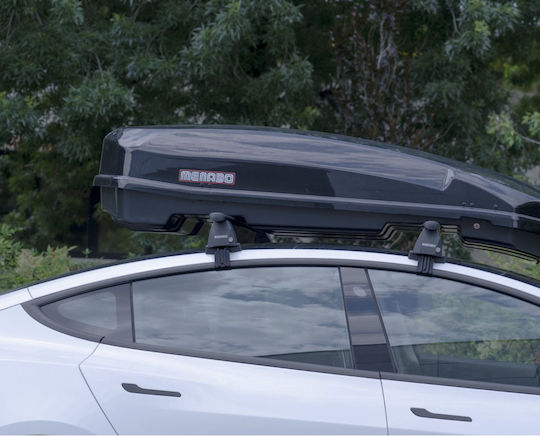 Menabo 137cm. Tesla Model Y (with Roof Rack Legs and Lock) Black