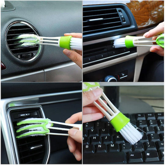 Oem Cleaning Brush & Microfiber Detailing 2 in 1