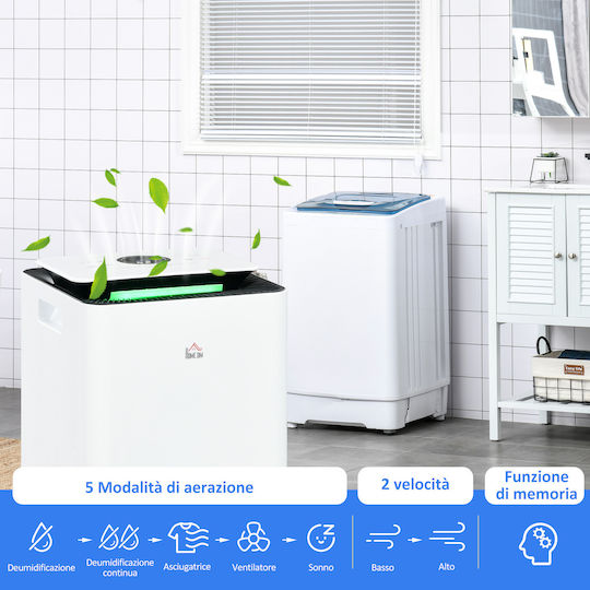 HomCom 821-029V90WT Αφυγραντήρας με Συμπιεστή