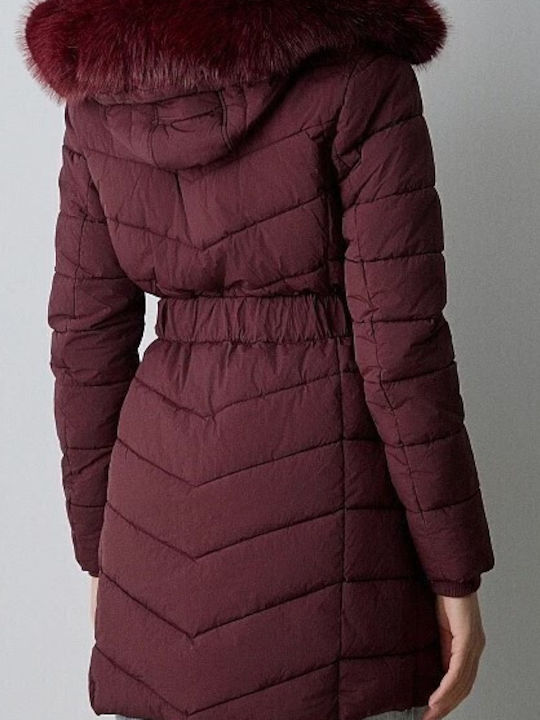 BSB Jacket Puffer Burgundy