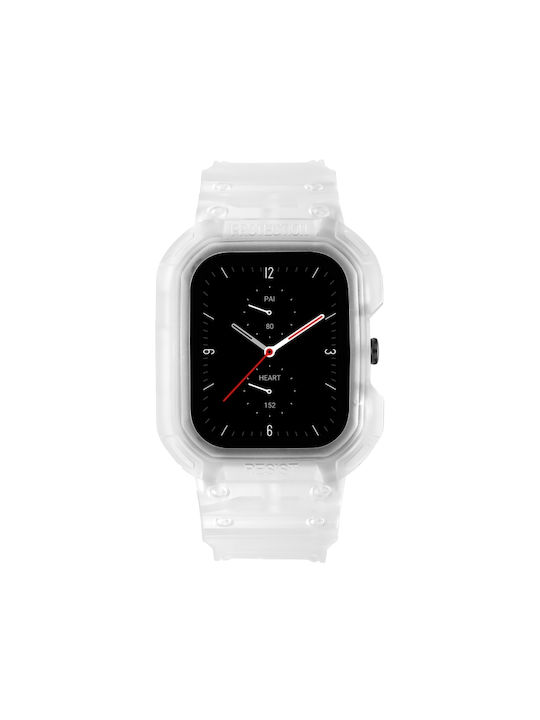 Amazfit Gts 4 3 2 1 Universal Integrated Silicone Watch Band Διαφανές