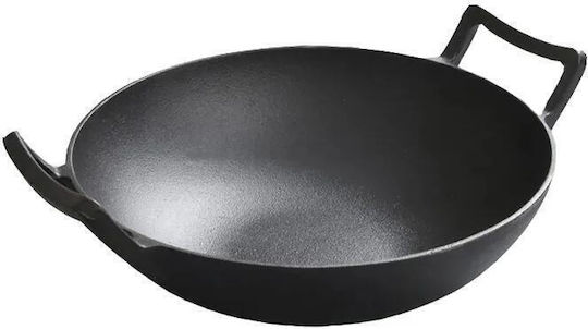 Perfect Home Wok aus Gusseisen mit Deckel