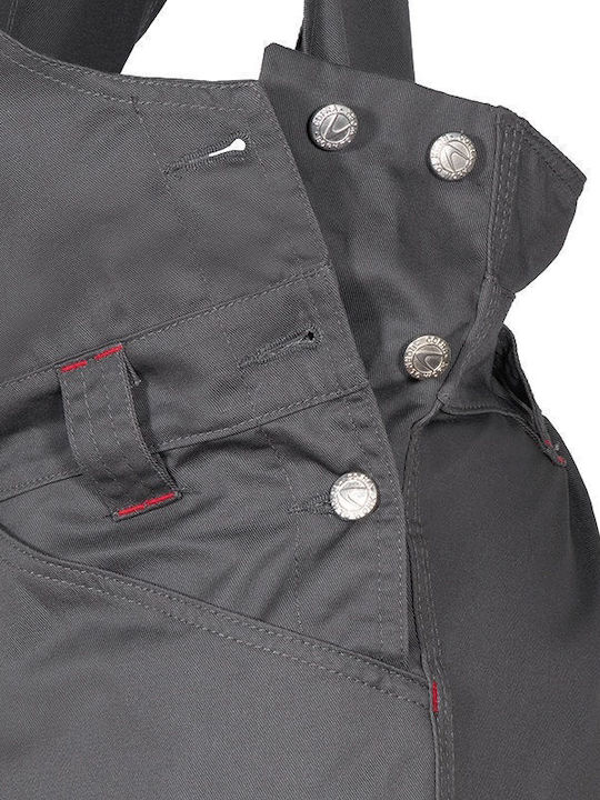 Cofra Mombasa Work Coveralls Dungarees Cotton Gray