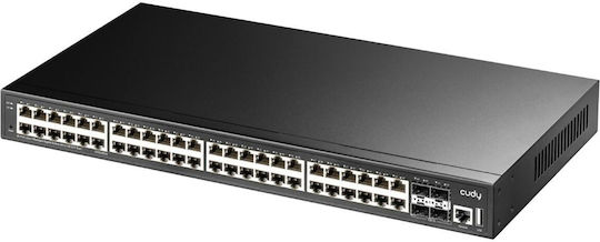 Cudy GS5048S4 Managed L2 / L3 Switch with 48 Gigabit (1Gbps) Ethernet Ports and 4 SFP Ports