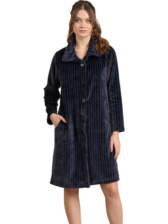 Jeannette Lingerie Χειμερινή Γυναικεία Fleece Ρόμπα