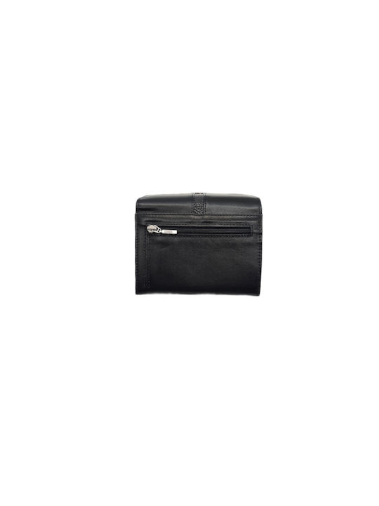 Guy Laroche Small Leather Women's Wallet with RFID Black