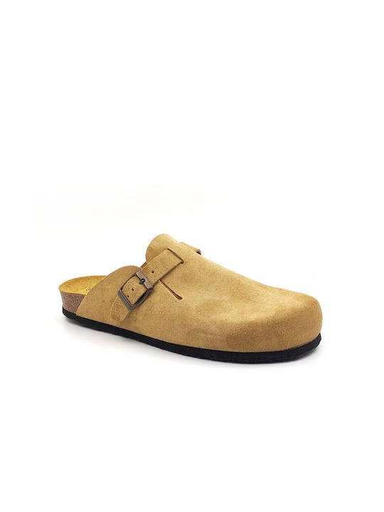 Plakton Anatomic Clogs Tan