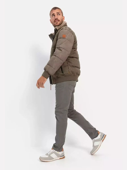 Camel Active Trousers in Regular Fit Gray