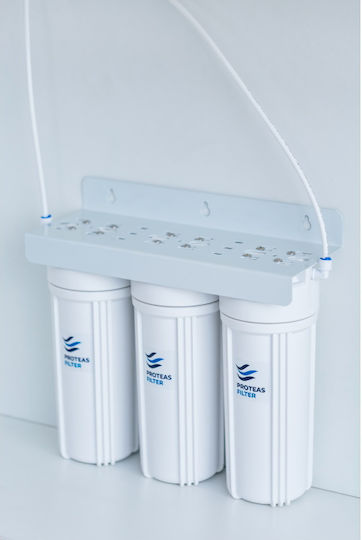 Proteas Triple Plastic Filter Holder 10″ – 1/4″-key+base