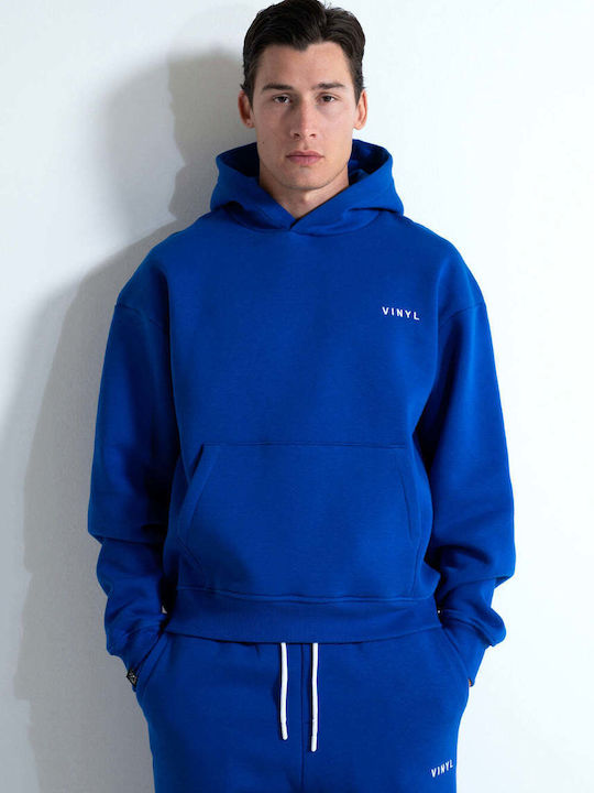 Sweatshirt with Hood Blue