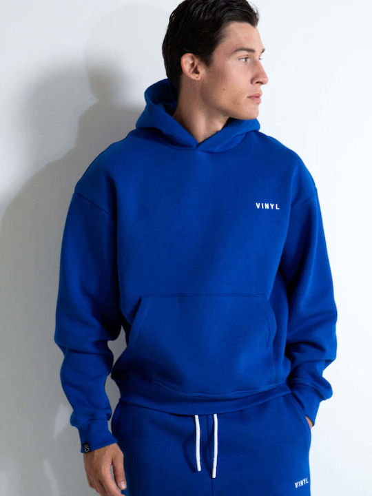 Sweatshirt with Hood Blue