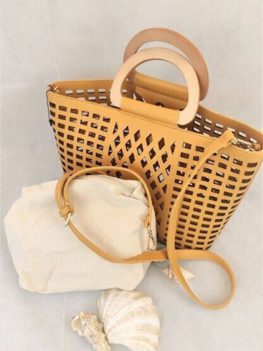 Women's Bag Tote Handbag Yellow