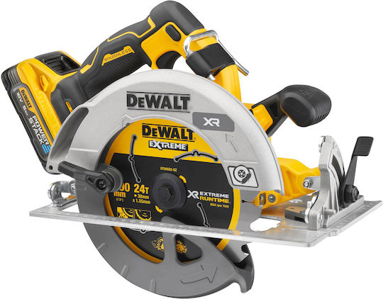 DEWALT DCS573H2T Δισκοπρίονο Brushless 18V 2x5Ah με Σύστημα Αναρρόφησης