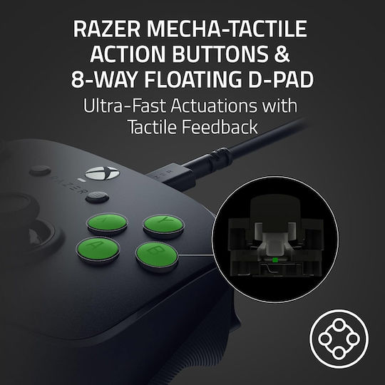 Razer Wolverine V3 Tournament Edition Wired Gamepad with Hall Effect Sticks for PC / Xbox Series Black