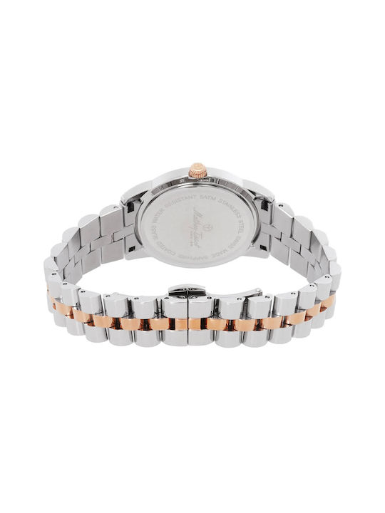 Mathey Tissot Watch with Silver Metal Bracelet