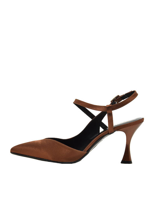 Gold Heels with Strap