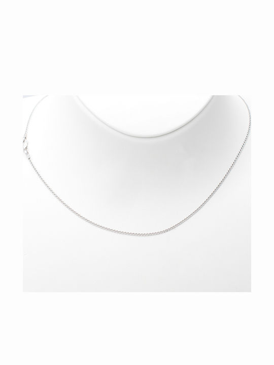 Triantos Cruce din Aur Alb 18K
