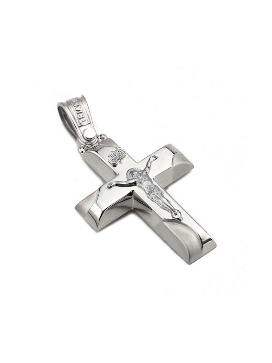 Triantos Men's Gold Cross 14K with the Crucified