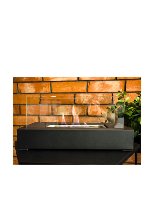 Kamin Draußen Metallisch Braun 35x16x18cm