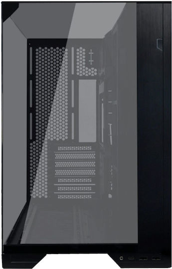 Lian Li O11 Vision Compact Gaming Midi Tower Κουτί Υπολογιστή με Πλαϊνό Παράθυρο Μαύρο