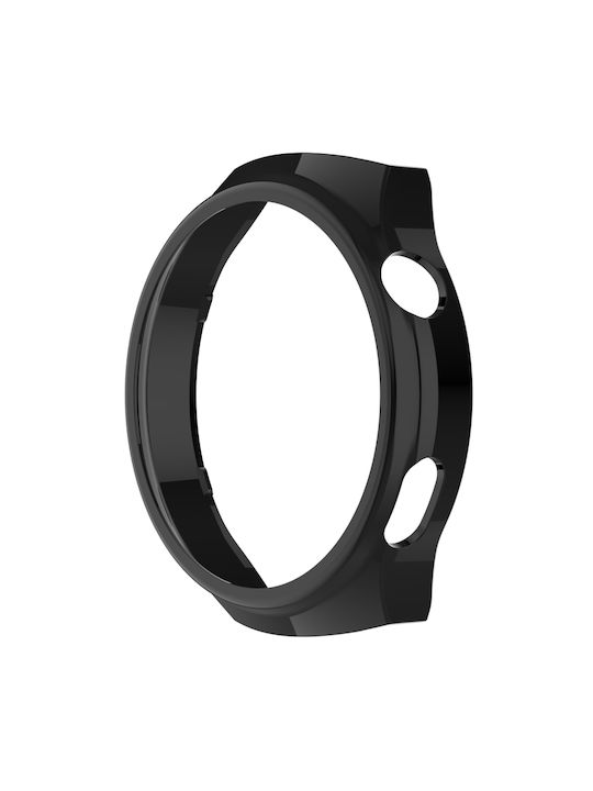 Half Coverage Θήκη Σιλικόνης σε Μαύρο χρώμα για Huawei Watch 4 Pro