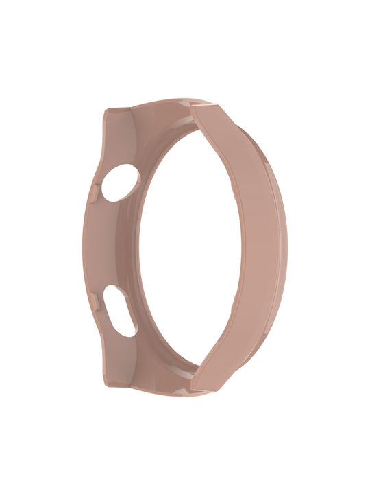 Half Coverage Silicone Case in Pink color for Huawei Watch 4 Pro