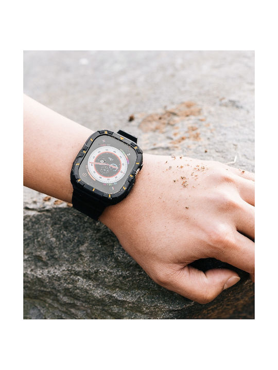 Ringke Fusion-X Guard & Strap Πλαστική Θήκη με Λουράκι σε Λευκό χρώμα για Apple Watch Ultra 2, Apple Watch Ultra 1