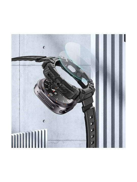 Supcase Plastic Case in Black color for Samsung Galaxy Watch Ultra (47 mm)