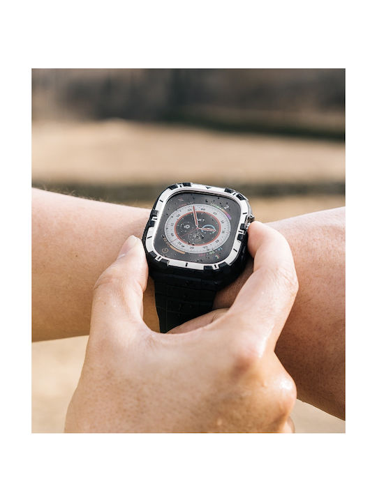 Ringke Fusion-X Guard & Strap Πλαστική Θήκη με Λουράκι σε Λευκό χρώμα για Apple Watch Ultra 2, Apple Watch Ultra 1