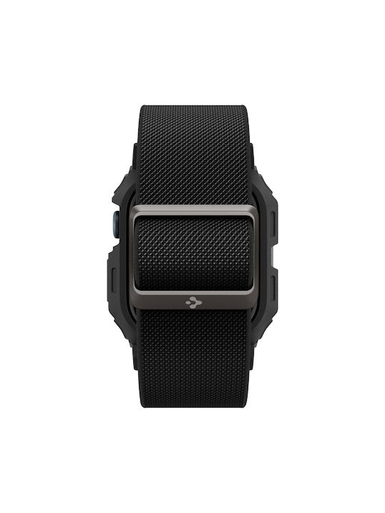 Spigen Lite Fit "pro" Пластмасов Калъф в Черен цвят за Apple Watch 10 42 мм